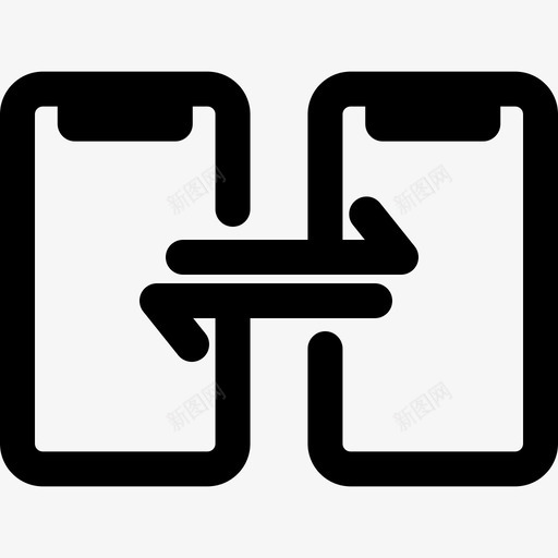 移动电话数据智能手机svg_新图网 https://ixintu.com 移动电话 数据 智能 手机 传输