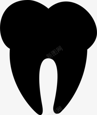 牙齿龋齿牙医图标