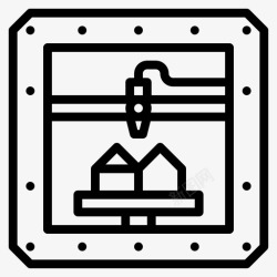 技术架构3d打印机设计模型高清图片