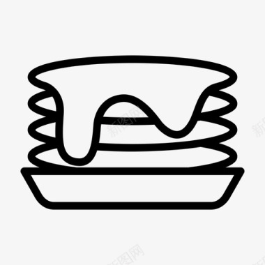 煎饼厨师食物图标