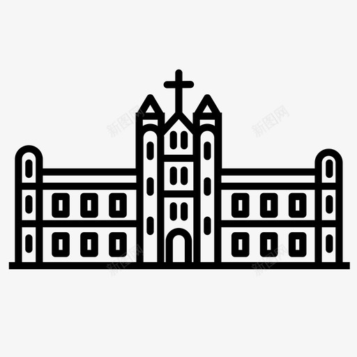 城堡建筑教堂svg_新图网 https://ixintu.com 万圣节 城堡 建筑 教堂 庄园 系列