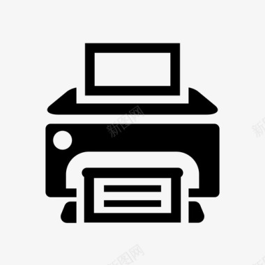 打印机复印机机器图标