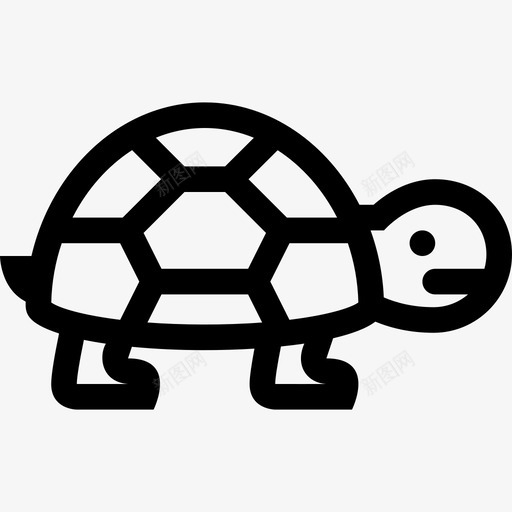 乌龟动物慢svg_新图网 https://ixintu.com 乌龟 动物