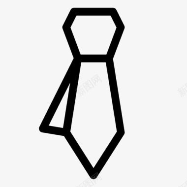 领带正式领带领结图标