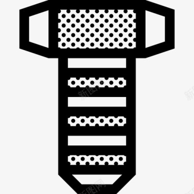 螺母螺钉五金件拧紧图标