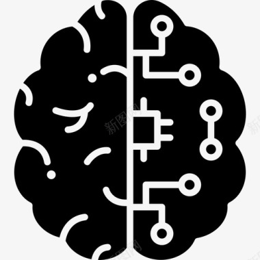 大脑神经学神经科学图标