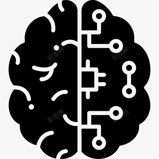 大脑神经学神经科学svg_新图网 https://ixintu.com 神经科学 大脑 神经学 科学家 未来 科技