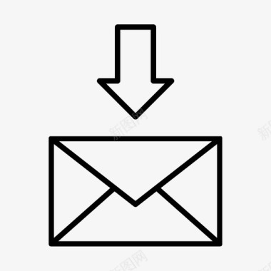 下载电子邮件计算机互联网图标