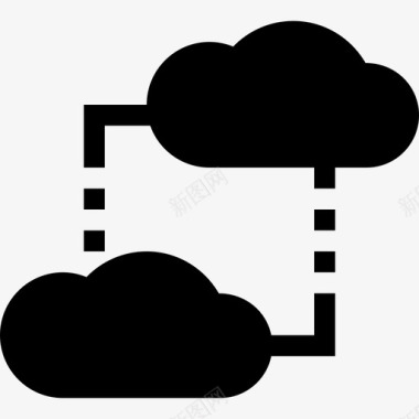 云计算网络备份存储图标