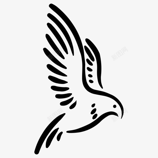 飞鸟鸽子翅膀svg_新图网 https://ixintu.com 飞鸟 鸽子 翅膀 符号