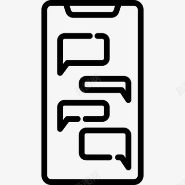聊天信息泡泡手机图标