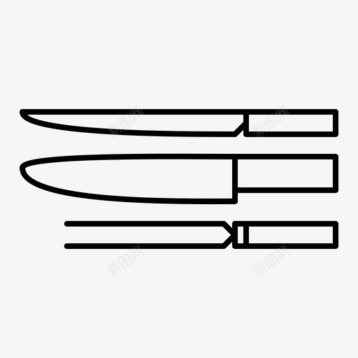 雕刻刀叉子工具svg_新图网 https://ixintu.com 雕刻 刻刀 工具 叉子 器具 烹饪