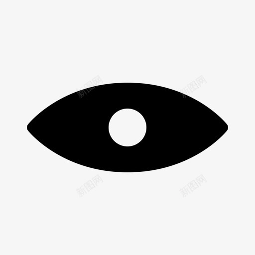 眼睛跟随看svg_新图网 https://ixintu.com 眼睛 跟随 看看 界面 符号