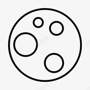 冥王星天文学星系图标