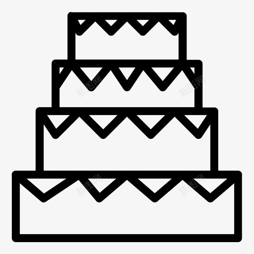 大蛋糕庆典食物svg_新图网 https://ixintu.com 蛋糕 食物 庆典 聚会