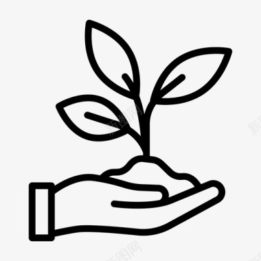 生态植物生态学生长图标