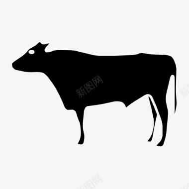 公牛奶牛农场图标