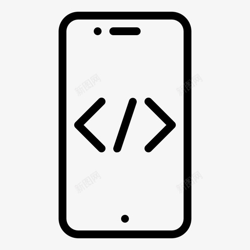 编程编码开发者svg_新图网 https://ixintu.com 编程 编码 开发者 电话 语法