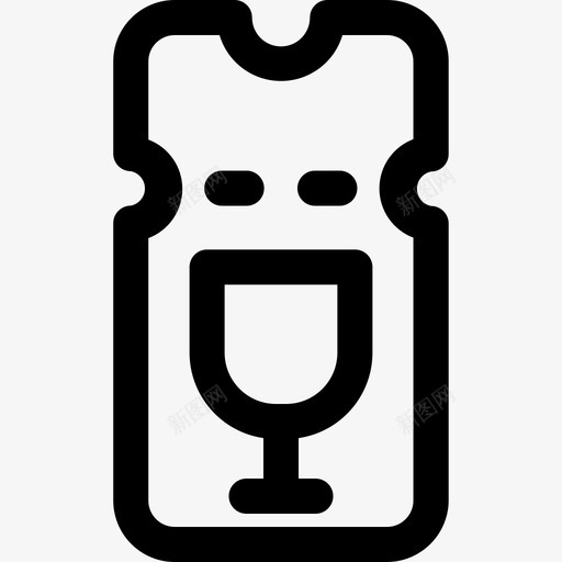 门票饮料餐厅svg_新图网 https://ixintu.com 门票 代金券 饮料 餐厅 泻湖
