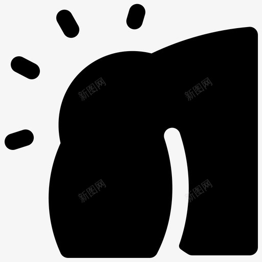 肩膀身体健身svg_新图网 https://ixintu.com 健身 肩膀 身体 部分 实心