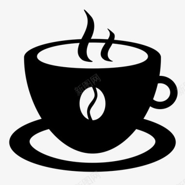 咖啡咖啡馆拿铁咖啡图标