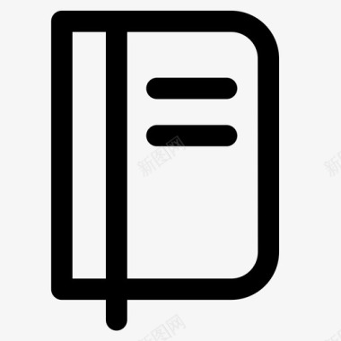 书图形用户界面笔记图标