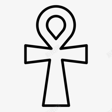 安克十字架埃及图标