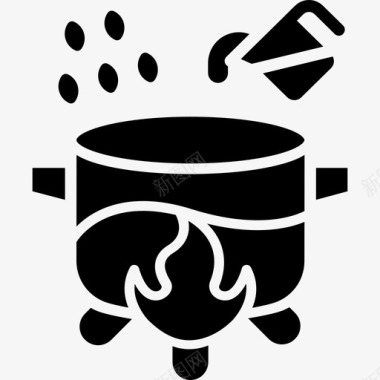 烹饪煮沸食物图标