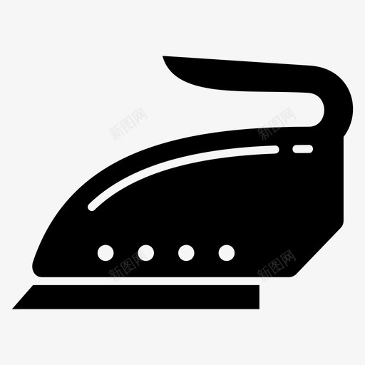 熨斗衣服电器svg_新图网 https://ixintu.com 熨斗 衣服 电器 熨烫