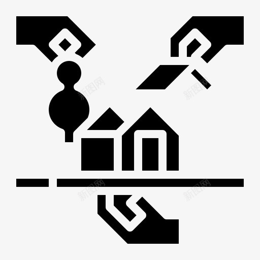 家庭模型房子体量svg_新图网 https://ixintu.com 家庭 模型 房子 体量 项目 建筑师