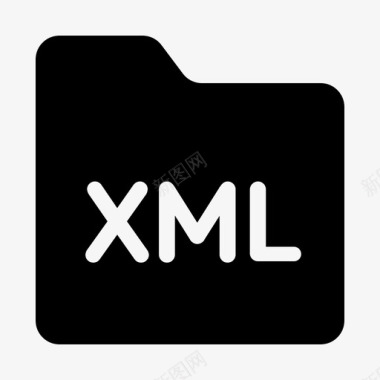 文件夹xml文档扩展名图标