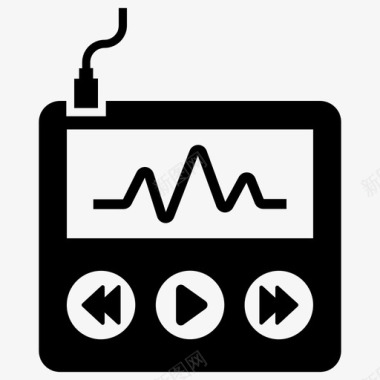 音乐播放器歌曲基本用户界面图标