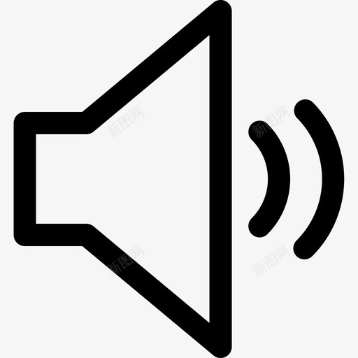 声音音频高svg_新图网 https://ixintu.com 声音 音频 高听力 听力 多媒体 扬声器 简单 用户界面