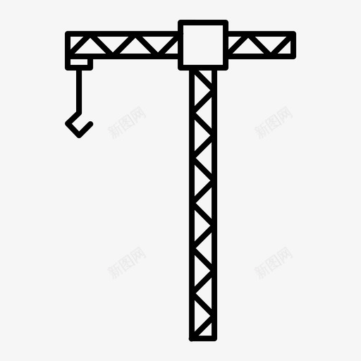 起重机建筑施工svg_新图网 https://ixintu.com 起重机 建筑 建筑施工 机器 车辆