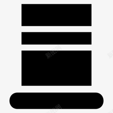 礼帽配饰时尚图标