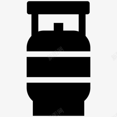 煤气气瓶储气罐图标