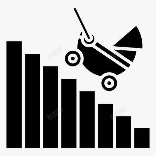 低出生率出生率人口统计学svg_新图网 https://ixintu.com 出生率 人口 人口统计 统计学 损失