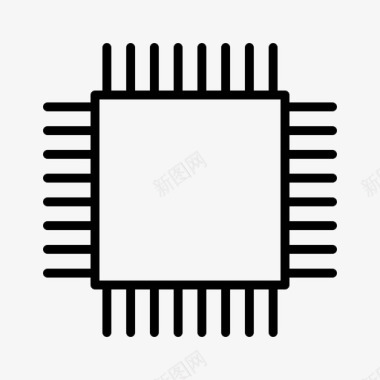 电路计算机cpu图标