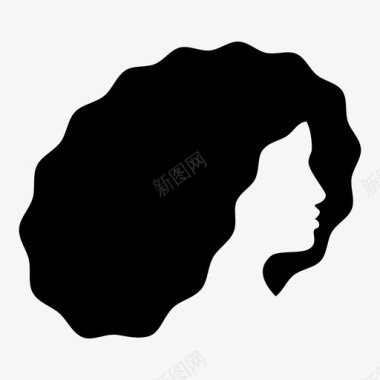 女发型卷发时尚图标