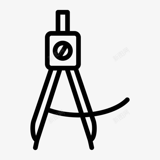 几何学罗盘分频器svg_新图网 https://ixintu.com 罗盘 几何学 频器 绘图 科学