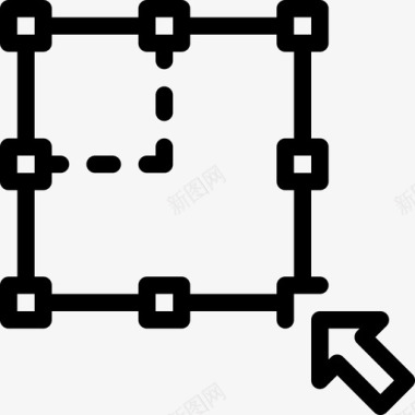 调整大小图形比例图标