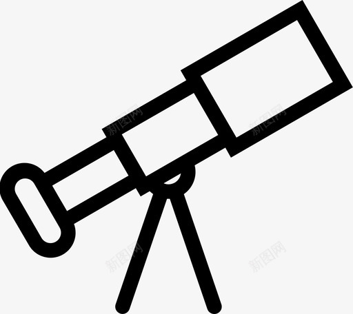 望远镜天文学工具svg_新图网 https://ixintu.com 望远镜 天文学 工具