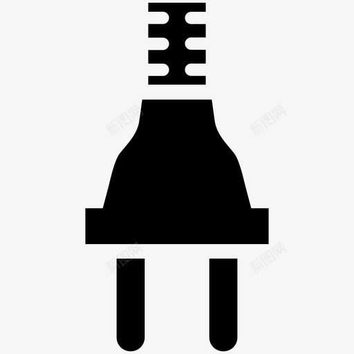 电插头适配器电源svg_新图网 https://ixintu.com 插头 适配器 电源插座 结构