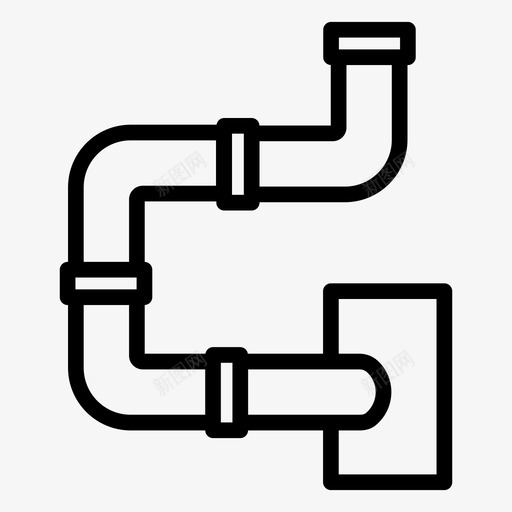 管道排水管卫生设备svg_新图网 https://ixintu.com 管道 排水管 卫生 设备 虹吸管 建筑