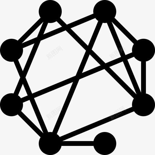 主节点连接分散svg_新图网 https://ixintu.com 节点 连接 分散 网络 加密 货币