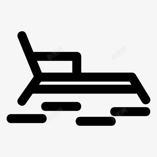沙滩椅家具室内svg_新图网 https://ixintu.com 沙滩椅 家具 室内 座椅