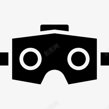 虚拟现实游戏护目镜图标