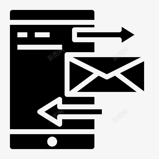 智能手机电子邮件发送svg_新图网 https://ixintu.com 智能 手机 电子邮件 发送 技术 项目管理