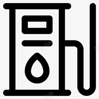 加油站五金机械图标