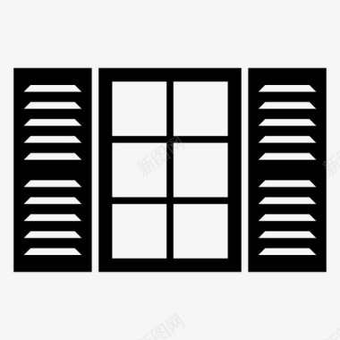 采购产品窗户百叶窗窗户覆盖物图标